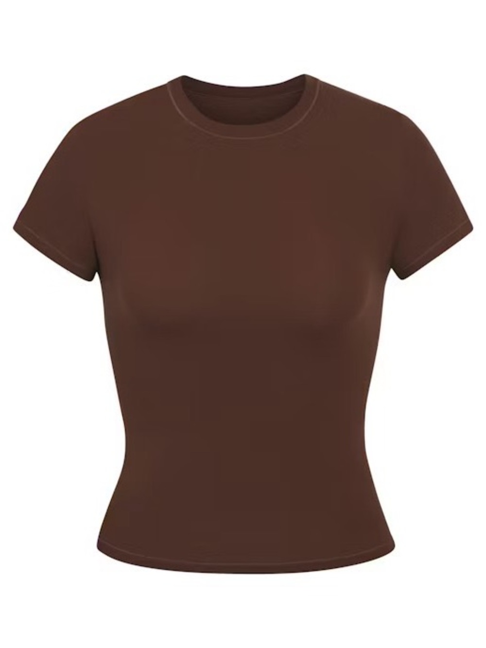 🤎 SKIMS Fits Everybody Short Sleeve T-Shirt | Cocoa | M | NWT ✨